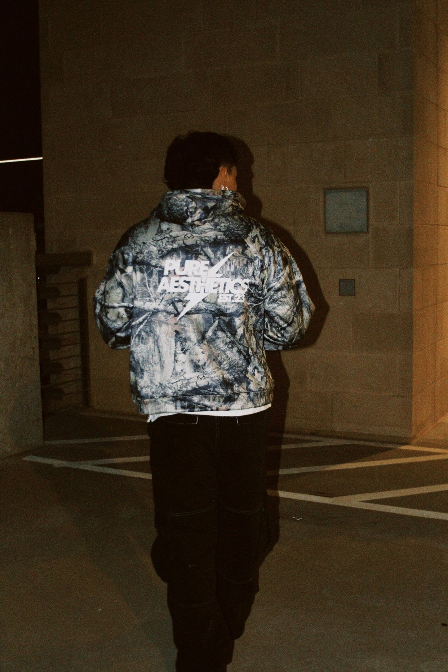 Camouflage Cropped Fit Hoodie