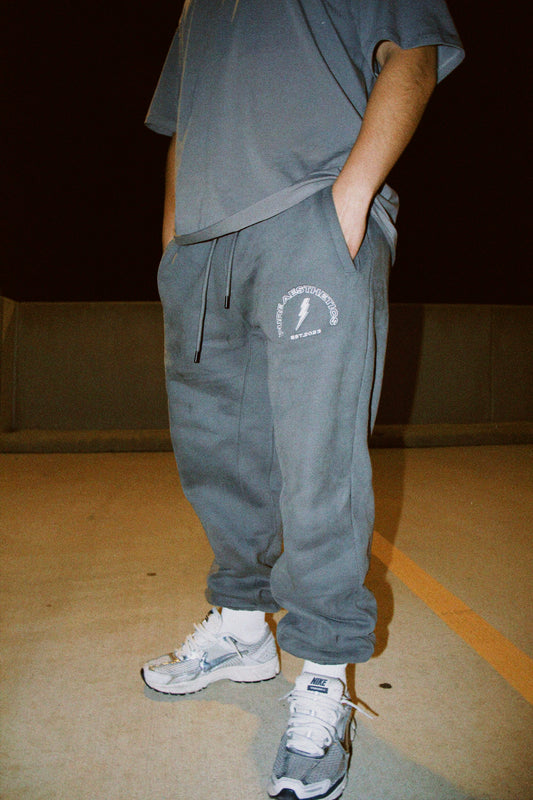 Platinum Embroidered Joggers