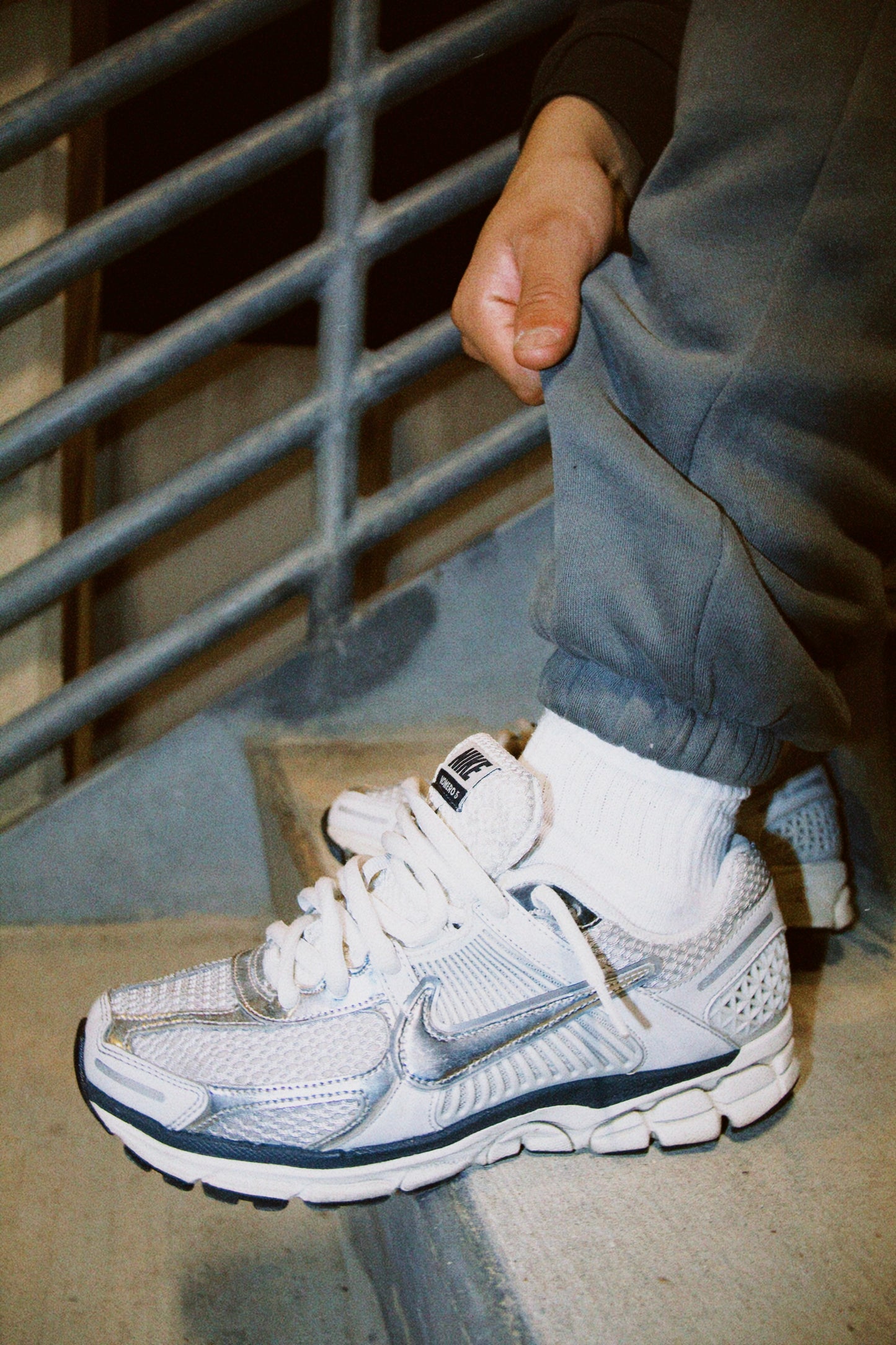 Platinum Embroidered Joggers