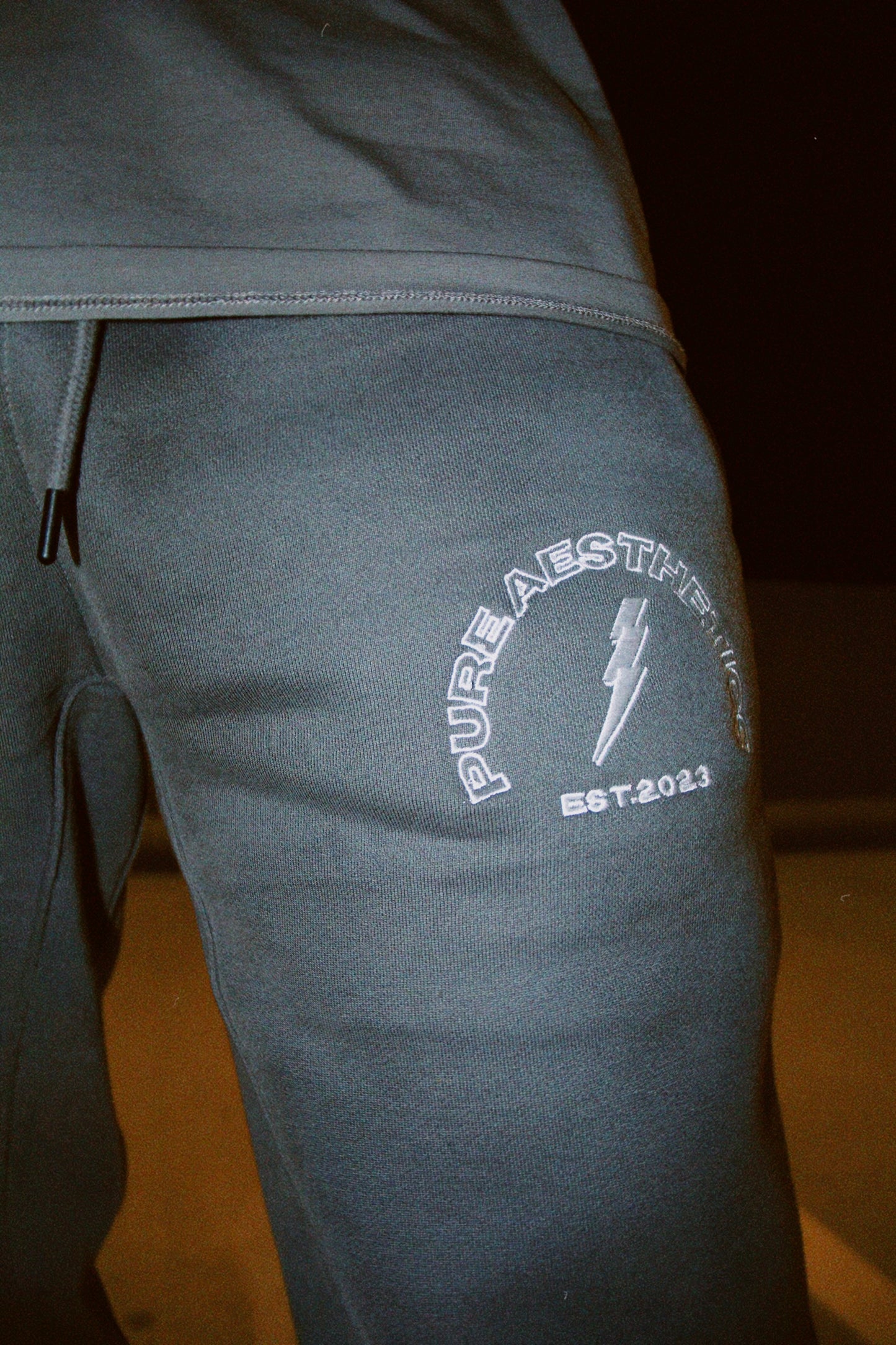 Platinum Embroidered Joggers