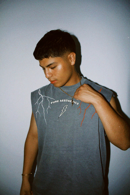 Grey Aesthetics JDM Racing Cutoff’s
