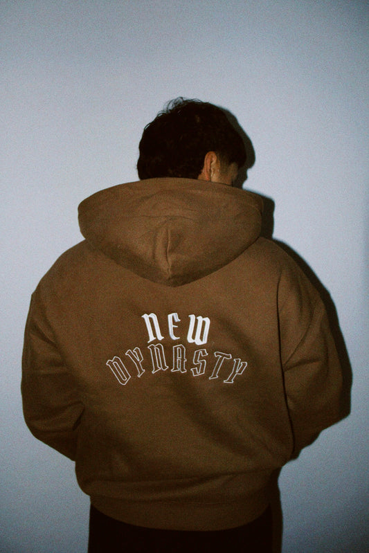 Mocha Embroidered Zip Up’s