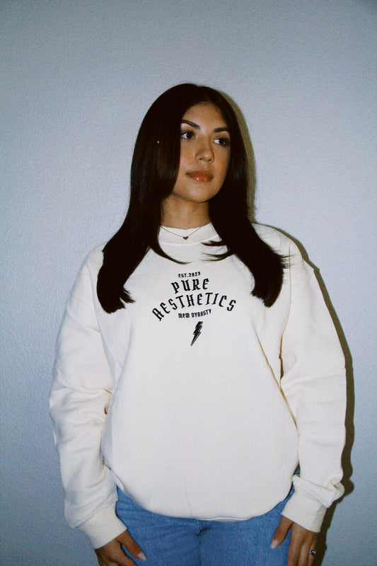 Cream Crewnecks